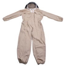Natural Cotton Beekeeper Suit With Special Hat To Keep Bees Away, Unisex And Easy To Clean Foldable Features For Your Next Apiary Adventure