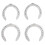 Εργαλείο ιππασίας, υλικό από κράμα αλουμινίου, αντιολισθητικό, ανθεκτικό στη 3