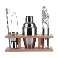 Home Bartending Accessories: Cocktail Shaker Set For Mixology, 18/8 Stainless Steel Tools, Mixology Gift Set, Elegant Appearance, Non-toxic Solid And