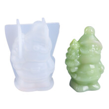 Resin Epoxy DIY Epoxy Christmas Doll Ornament Silicone Mold-5