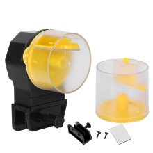 Distributeur automatique de nourriture pour poissons (aliments en flocons secs), avec système anti-obstruction, fonctionnant sur piles, idéal pour
