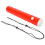 Ταΐστρα για κολίβρια, ελκυστικό διαφανές κόκκινο σχέδιο, σχοινί με κόμπους για 3