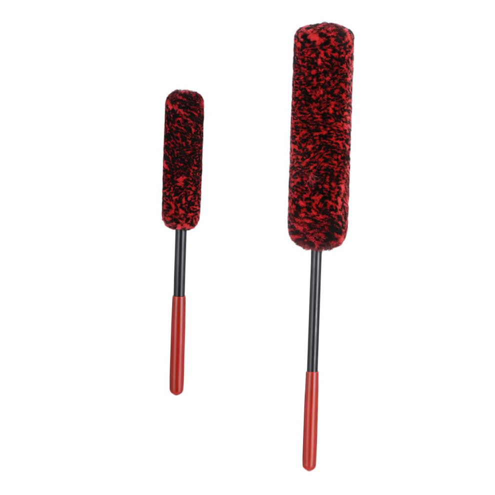 Wheel Cleaning Brush 2Pack Durable Tire And Rim Cleaner With Ergonomic Grip For Car Washing And Detailing 9339159455142