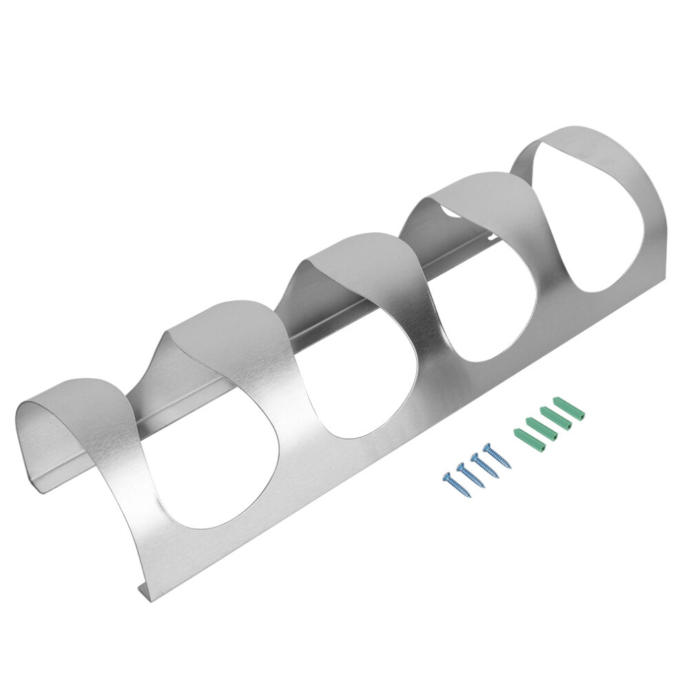 Stainless Steel Wall Wine Rack, Versatile Application, 3-4 Bottle Holder for Gravity Defying Design in Your Home Bar Restaurant-image-OPC-PN8WP6Q-NEW