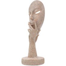 Statui creative din rășină cu fețe de femei, sculpturi abstracte moderne pentru îmbunătățirea atmosferei artistice din sufragerie, design