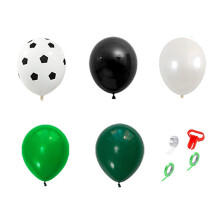 Schadstofffreies Premium-Latex, Ballonbogen-Set, Geburtstagsdeko im Fußball-Design, Fußball-Meisterschaftspokal für Fußballfans, vielseitig