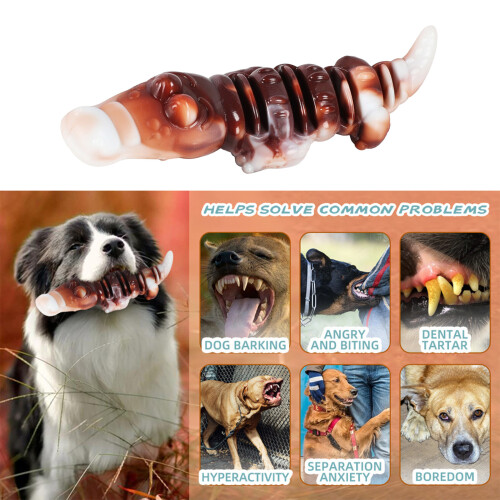 Interactively Cleaning Dog Toy Safe Nylons Textured Chewing 1