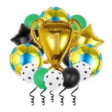 Fußball-Party-Ballons, bezauberndes Design-Set für Jungengeburtstage, Babypartys, Sportfeste, Meisterschaftspokal-Ballon sorgt für Glamour,