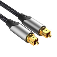 SPDIF Digital Sound Cable TOSLINK to 3.5mm Opt Fiber Cord-1.5m