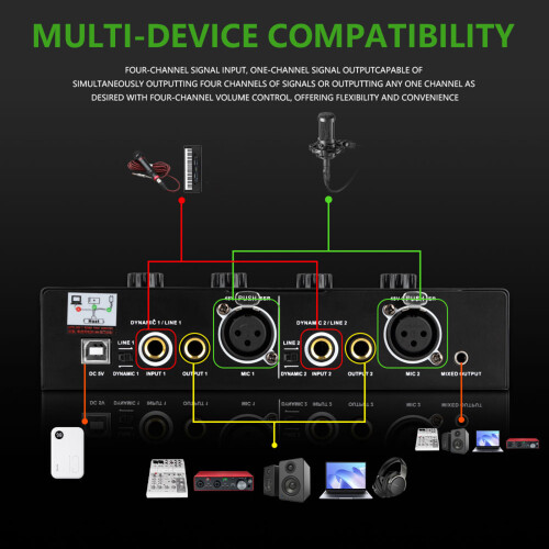 Double Mic Input Reverbed Amplifier Professional Sound-Standard 1