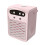 (pink) ABS Portable Air Cooler With Bluetooth Connectivity And LED Lights 1