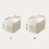 Modern Pet Food Storage Bin with Cup-Transparent Color M 3