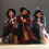 3Pcs Handmade Cloth Witch Figure Ornament Broom Wizard-3 5