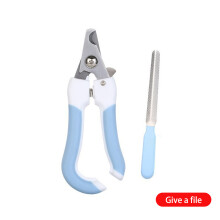 Cats Nail Trimmer Tool File with File-Blue Small OPP set