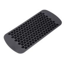 Stampi flessibili in silicone per cioccolato, antiaderenti, per congelare succhi di frutta, 150 cavità, silicone alimentare nero per raffreddare