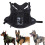 Reflective Pet Harness Tactically Vest with Ergonomic-Black S 3