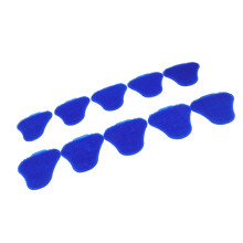Urinal Screen 10 Pack Deodorizer Triangle Blue Anti Splash Restroom Mat