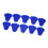 Urinal Screen 10 Pack Deodorizer Triangle Blue Anti Splash Restroom Mat 16
