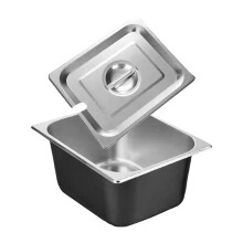 Commercial Grade Stainless Steel Half Size Food Pan with Lid-B
