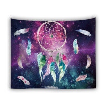 Künstlerischer Traumfänger, farbenfroher Wandteppich mit Sternenhimmel für Boho- und Mädchenzimmer, elegantes Design, vielseitig einsetzbar für
