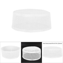 Weiße Polyester-Baumwoll-Muslimischer Gebetshut 60cm Bequem mit Stickerei