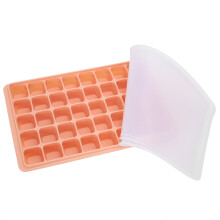 Bandejas aptas para lavavajillas, libres de BPA, bandejas flexibles de silicona para cubitos de hielo para una vida en la cocina sin complicaciones.