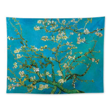 Quadro em tela de Vincent Van Gogh, pintura clássica de amendoeira em flor, obra de arte famosa para decoração de sala de estar.