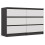 Commode Malwa M6 120 ANTHRACITE / BLANC 1