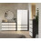 Commode Malwa M6 120 ANTHRACITE / BLANC 9