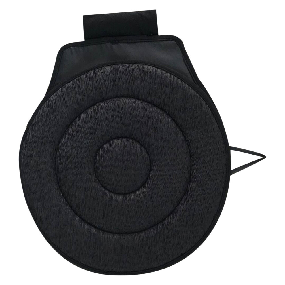 Black 360 Degree Rotating Car Seat Cushion For Elderly Pregnant