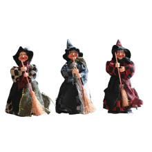 3 Stücke Festival Tuch Besen Hexe Figur Ornament Besen-3