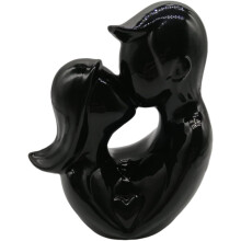 Ceramic Heart Keepsake, Decorative Urn Style, Screw-Top Lid, Perfect for Any Room Decor