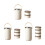 Vacuum Soup Carriers Nonrust Steel Stackable Leak proof-  4 2