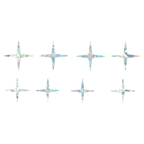 Πρίσματα Suncatchers με πρίσμα ασφαλή για πουλιά, αντικραδασμικά κολλήματα παραθύρων,