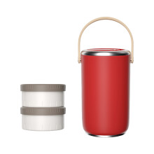 Stainless Steel Vacuums Insulated Food Jar with Handle Leak-2