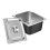Casserole polyvalente en acier inoxydable, demi-portion, avec-C 1