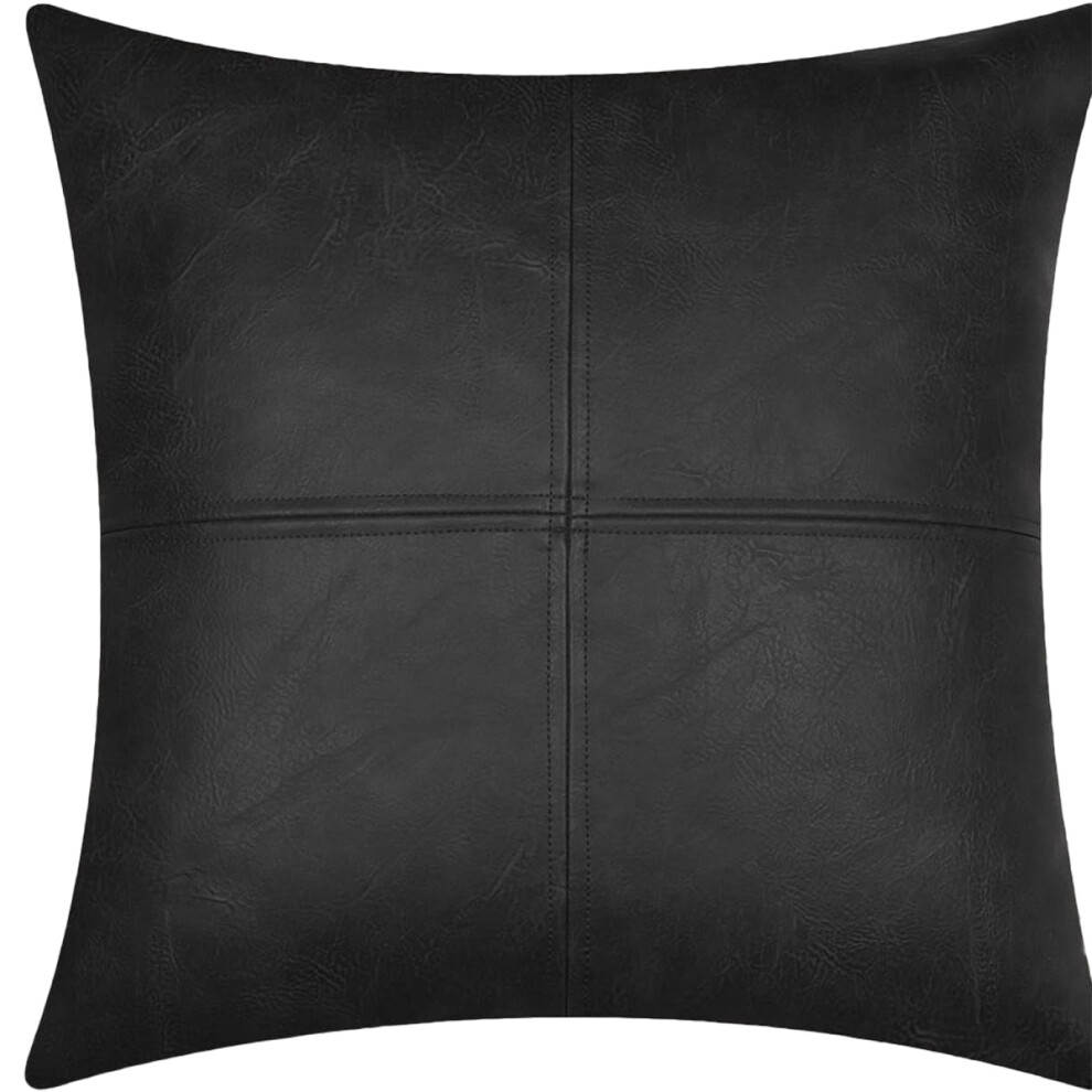 Moisture Proof Decorative Pillow Cover 450x450mm-Black