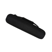 Durable EVA Flute Storage Pouches With Secure Zippers-Black