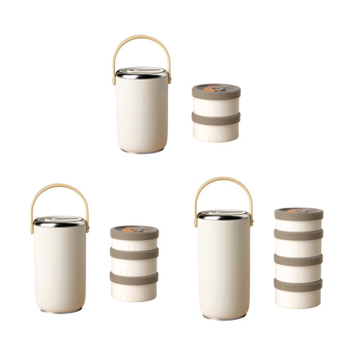 304 Nonrust Steel Food Jar With Multiple Compartments Vacuum-3 1