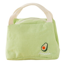 Large Capacity Thermal Lunch Box Container Colorful-Green