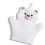 Ergonomic Child Bathing Gloves Parent Child Interactive-White 1