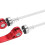 2Pcs Bike Quick Release Levers 145mm Front 185mm Rear Red 9