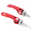 2Pcs Bike Quick Release Levers 145mm Front 185mm Rear Red 6