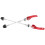 2Pcs Bike Quick Release Levers 145mm Front 185mm Rear Red 14