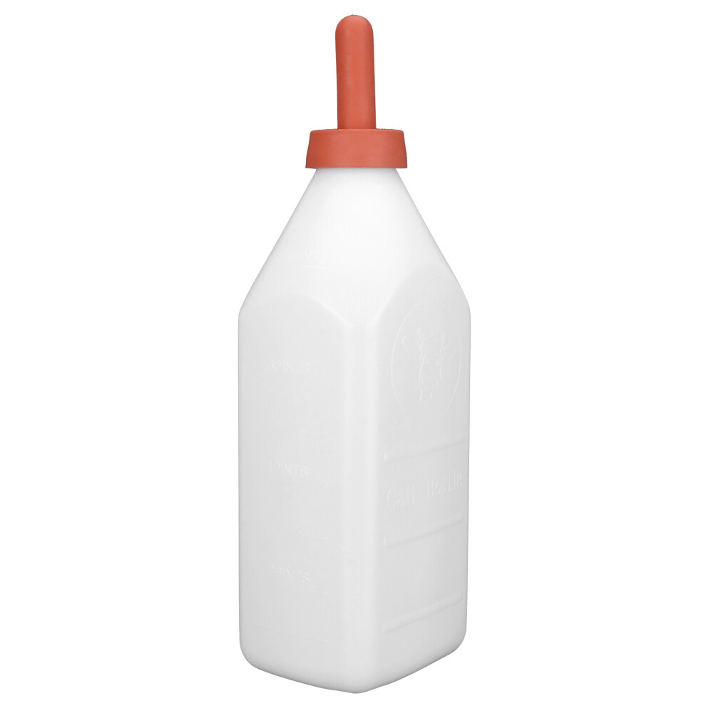 Rubber Nipple Teat Cap, Calves Nurser Bottles With Detachable Parts For Simple Cleaning, 4L High-Capacity Milk Feeders For Daily Needs, Premium Plasti