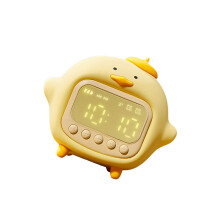 Alarm Clock with Night Light for Kids OK to Wake Clock-Yellow