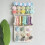 Space Saving Hair Accessories Holder With Wall Hook For-Yellow 7