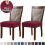 Προστατευτικά καρέκλας Elegant Decoration, Βελούδινα ελαστικά καλύμματα καρέκλας, Σετ 2 2