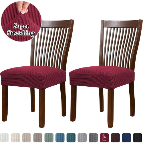 Προστατευτικά καρέκλας Elegant Decoration, Βελούδινα ελαστικά καλύμματα καρέκλας, Σετ 2 1