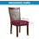 Προστατευτικά καρέκλας Elegant Decoration, Βελούδινα ελαστικά καλύμματα καρέκλας, Σετ 2 3